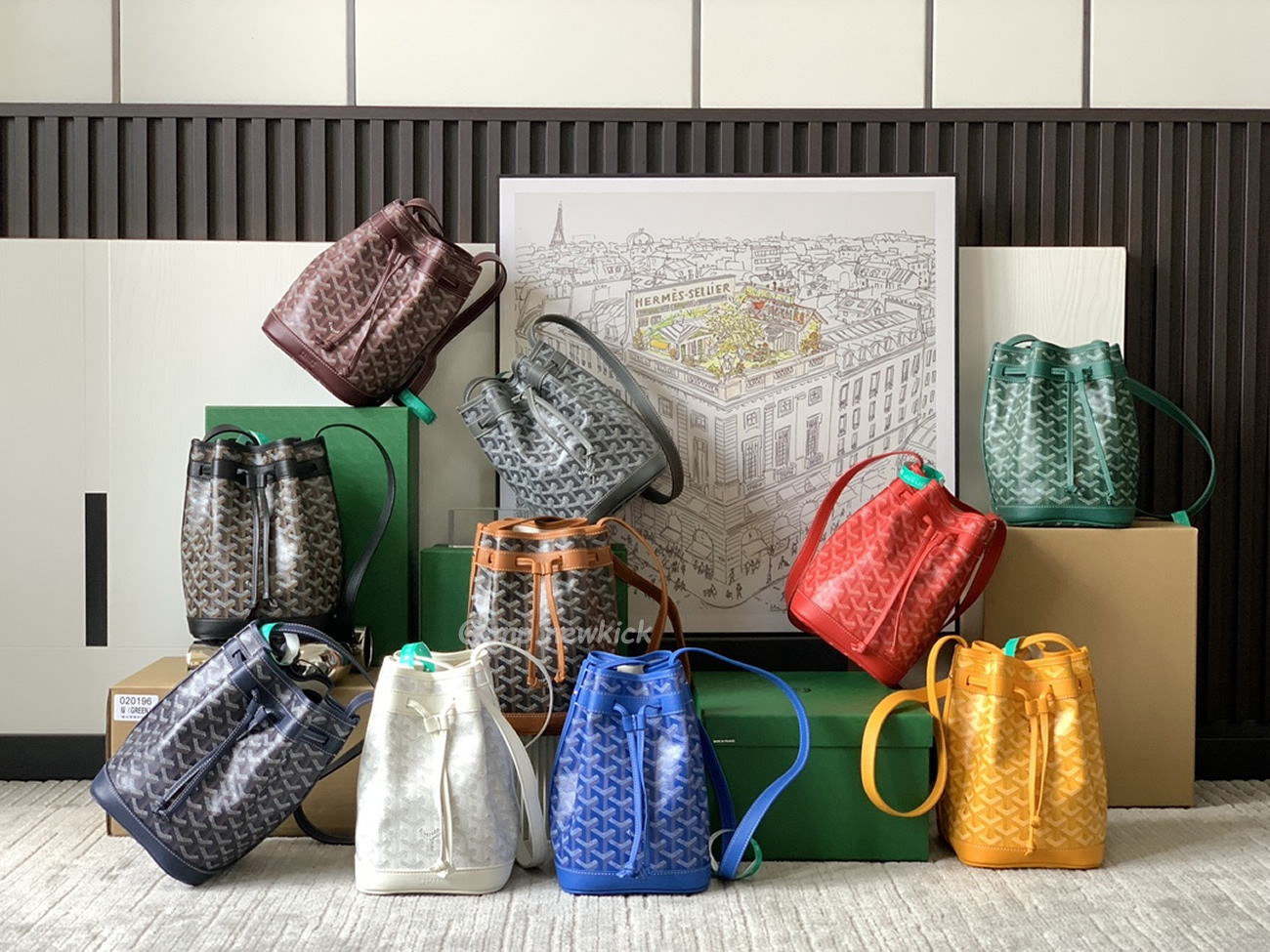 Goyard Petit Flot Bucket Bag 23 Cm X 14.5 Cm X 17 Cm (30) - www.newkick.vip